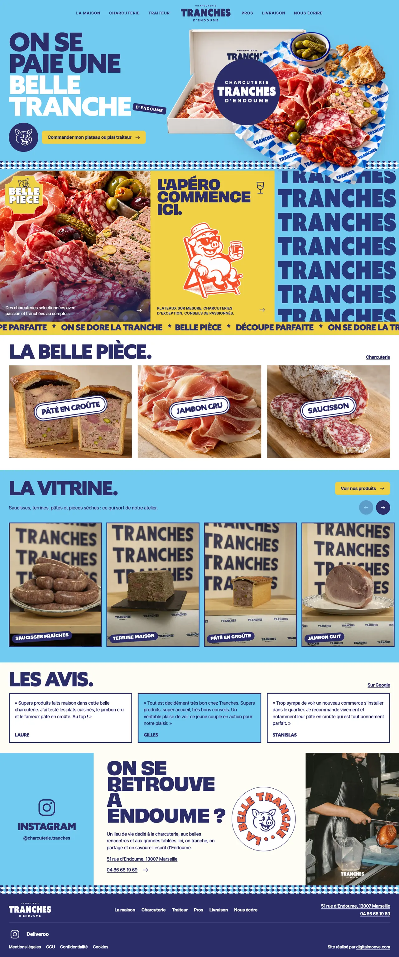 Site Tranches d'Endoume