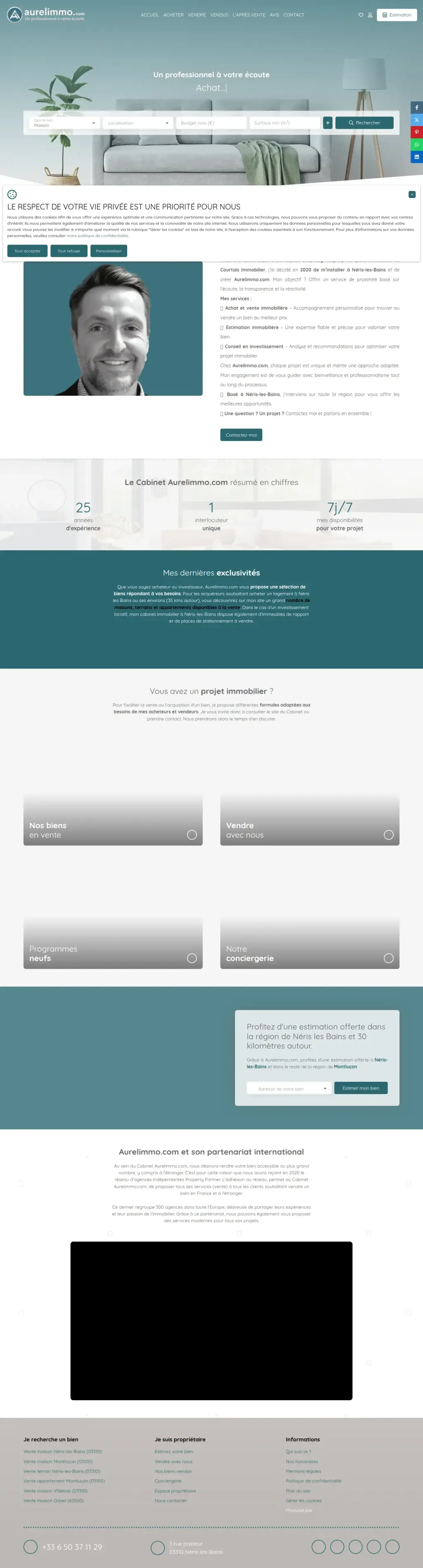 Capture pleine page — Aurelimmo
