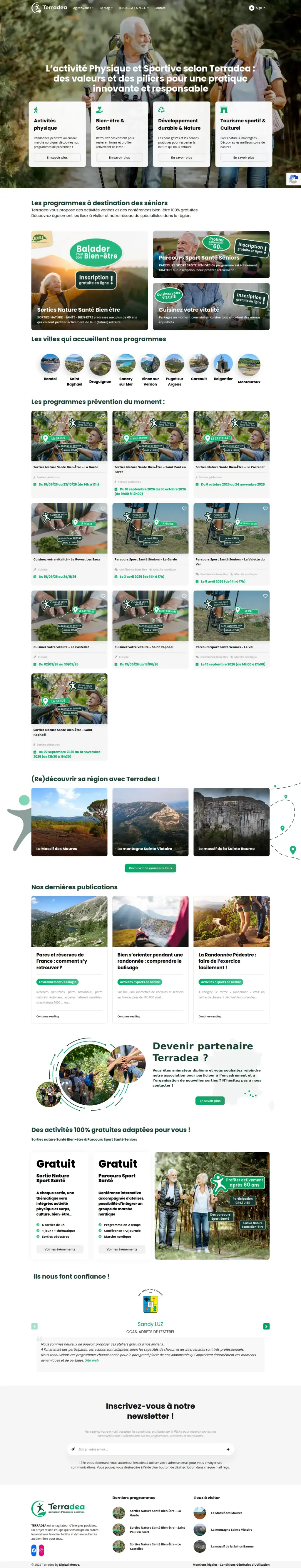 Capture pleine page — Terradea